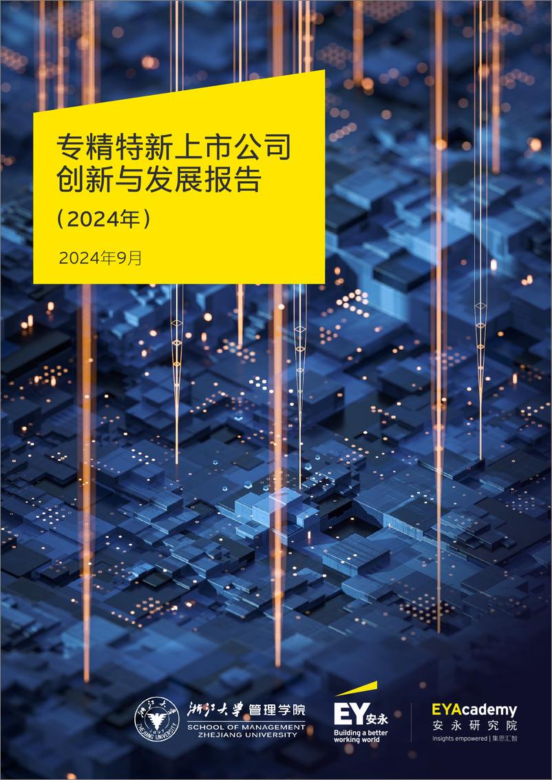 《2024专精特新上市公司创新与发展报告》 - 第1页预览图