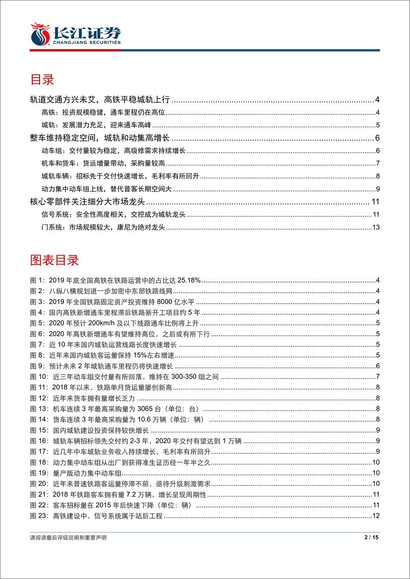 《机械行业：“新基建”催化，轨交装备有望迎来上行周期-20200328-长江证券-15页》 - 第3页预览图