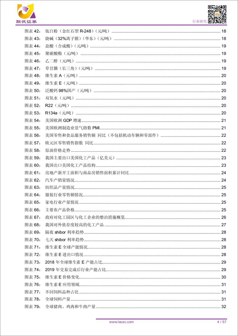 《化工行业2019年中期投资策略报告：供需扰动扑朔迷离，稍安勿躁静候良机-20190623-联讯证券-57页》 - 第5页预览图