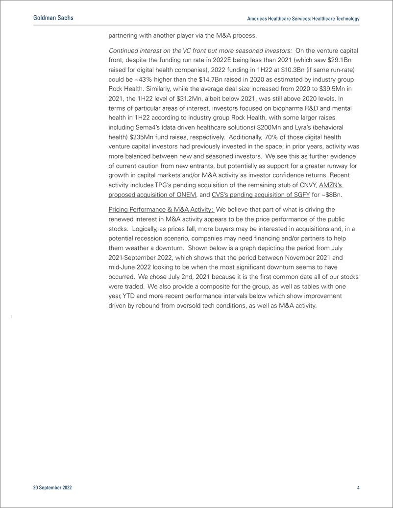 《Americas Healthcare Service Healthcare Technolog Reassessing the HCIT Landscape, adding M&A ranks for ACCD, SHCR and TDOC(1)》 - 第5页预览图