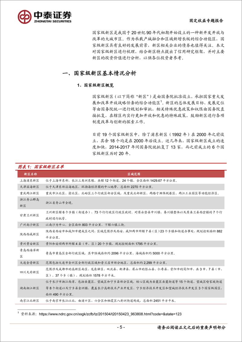 《政府债务与城投专题研究之二：国家级新区债投资手册-20220622-中泰证券-42页》 - 第6页预览图