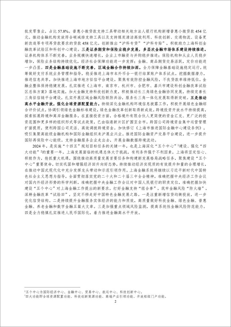 《上海市金融运行报告_2024_》 - 第2页预览图