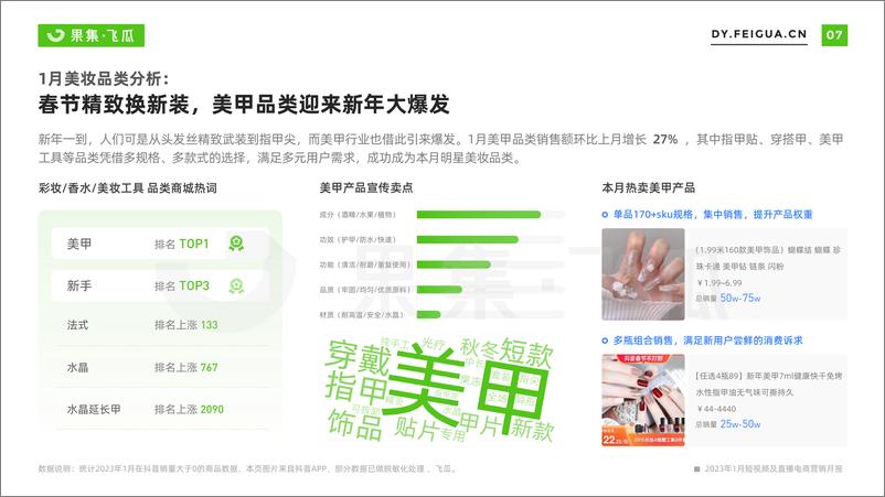 《飞瓜数据：2023年1月短视频及直播电商营销月报》 - 第8页预览图