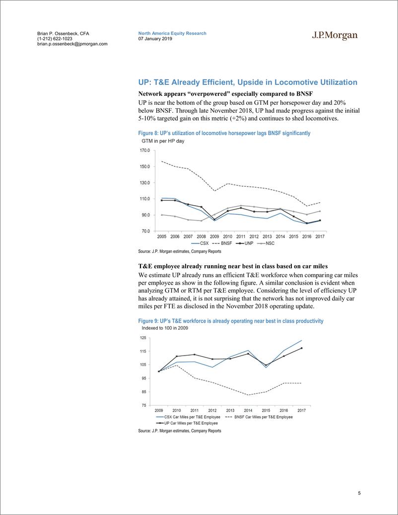 《J.P. 摩根-美股-铁路运输业-美国铁路运输：美国铁路PSR潜力分析-2019.1.7-21页》 - 第6页预览图