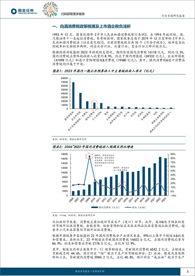 《国金证券-白酒行业行业研究：消费税专题：税改东风渐起，试论对白酒行业影响》 - 第3页预览图