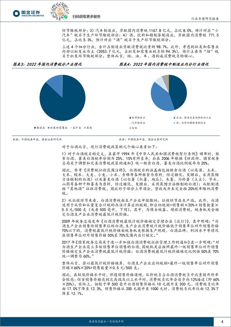 《国金证券-白酒行业行业研究：消费税专题：税改东风渐起，试论对白酒行业影响》 - 第4页预览图