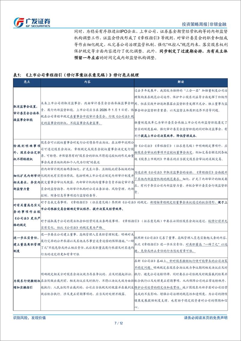 《非银金融行业：监管重视并维稳资本市场，关注非银板块配置价值-241229-广发证券-12页》 - 第7页预览图