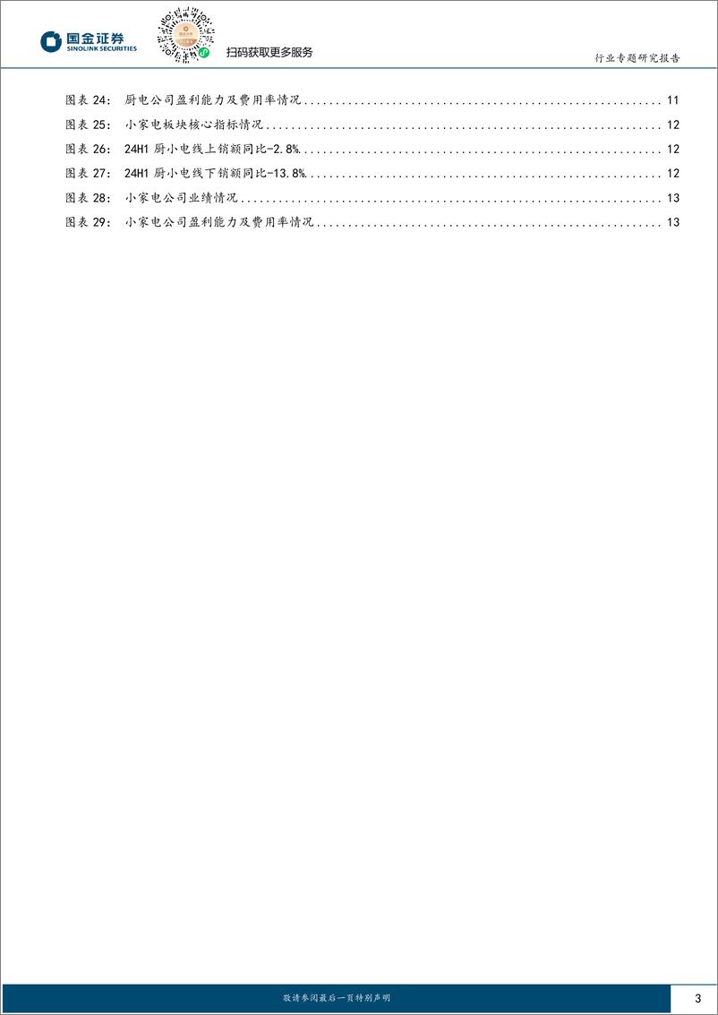 《家电行业2024中报总结：内外销分化，白电龙头经营稳健-240831-国金证券-16页》 - 第3页预览图