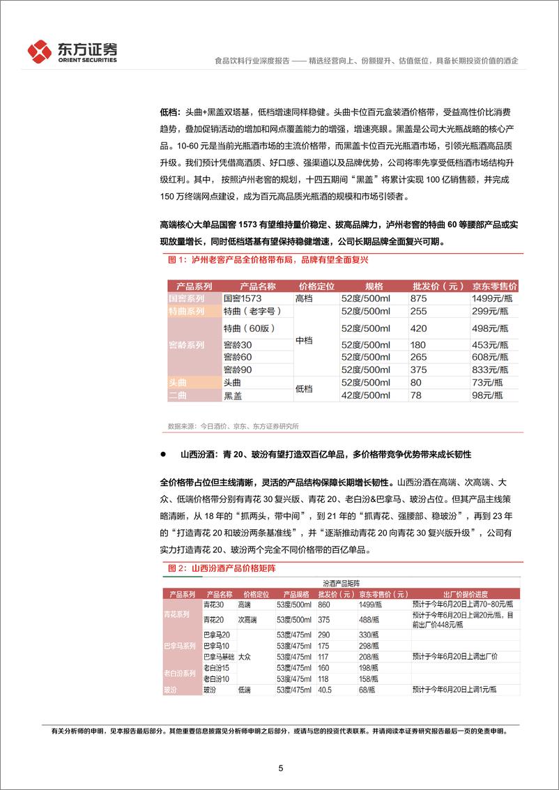 《东方证券-酒饮行业长期投资逻辑专题研究：精选经营向上、份额提升、估值低位，具备长期投资价值的酒企》 - 第5页预览图