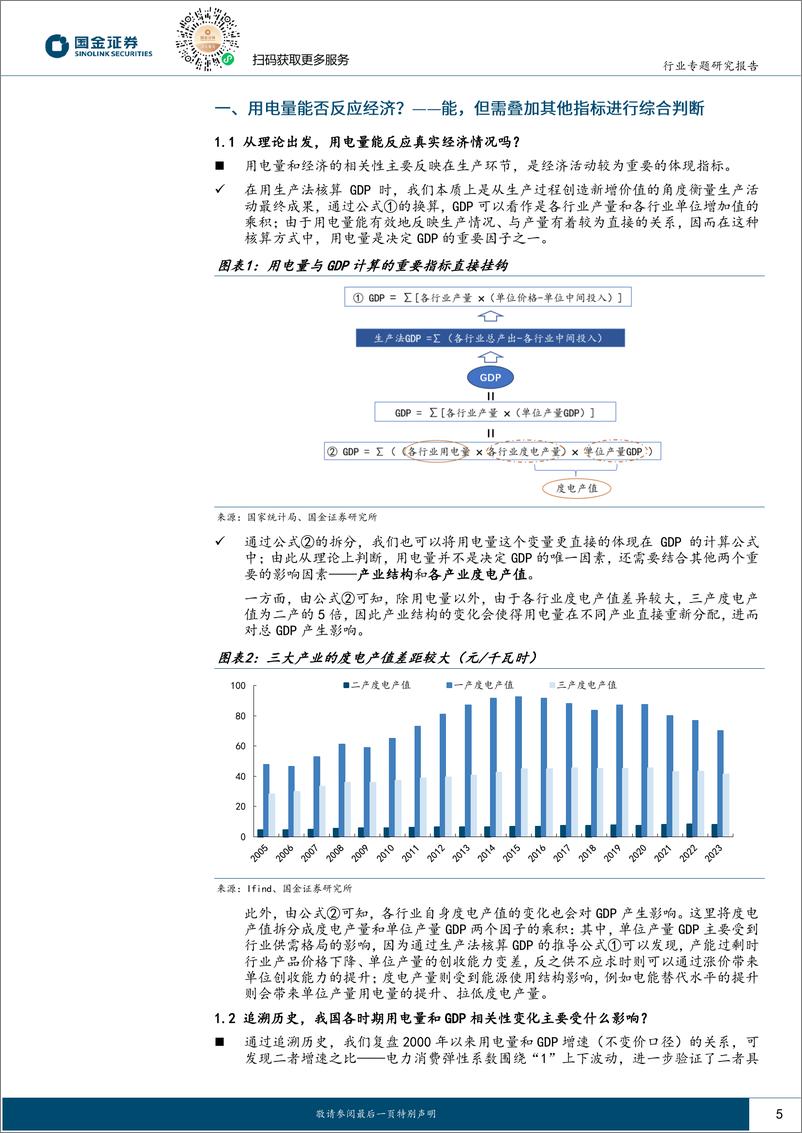 《公用事业行业专题研究报告：用电量看经济系列(一)，为什么用电量与经济增速体感有温差？-240412-国金证券-30页》 - 第5页预览图