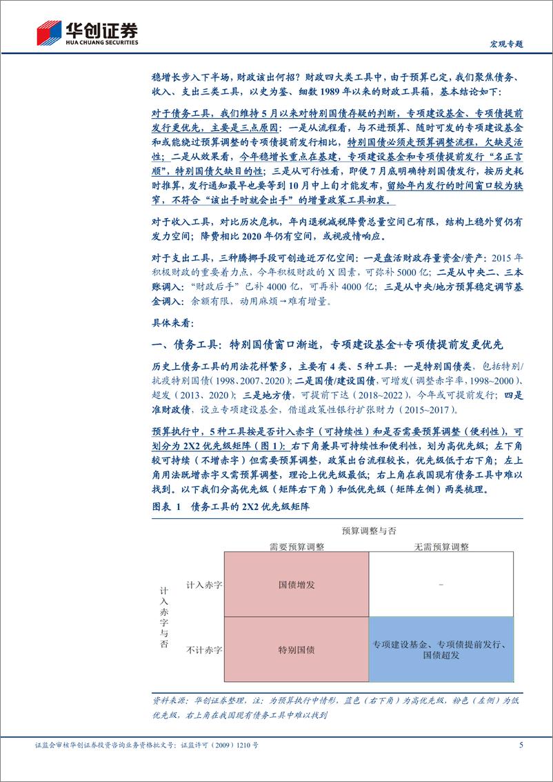 《破案“稳增长”系列十六：该出何招，细数三十年财政百宝箱-20220709-华创证券-22页》 - 第6页预览图