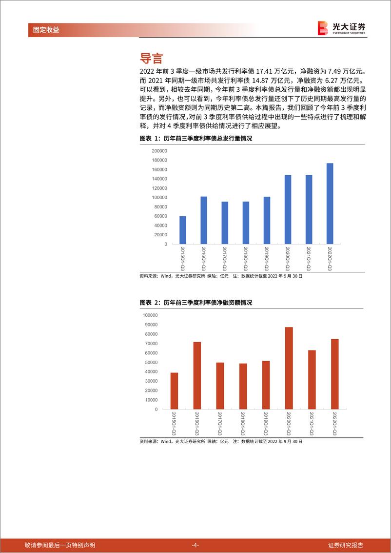 《利率债供给2022年前3季度回顾与4季度展望：4季度政府债净融资规模预计在2万亿-20221021-光大证券-25页》 - 第5页预览图