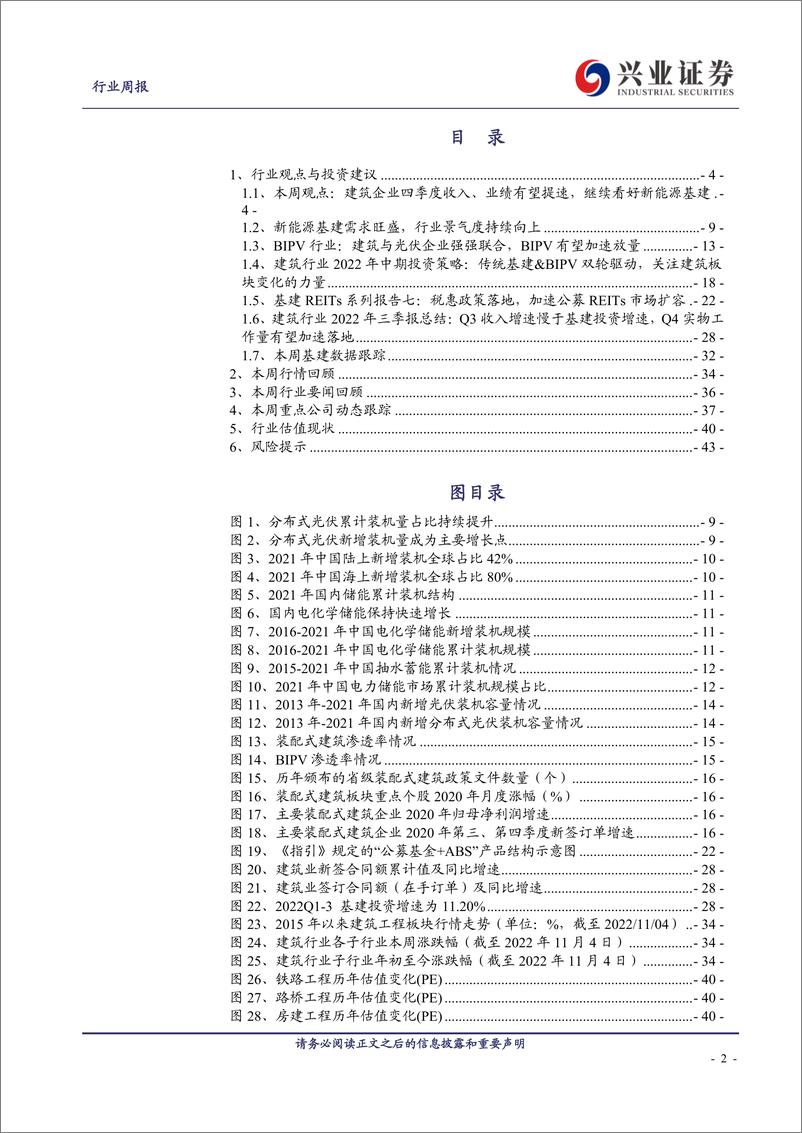 《兴证建筑行业每周观点：建筑企业四季度收入、业绩有望提速，继续看好新能源基建》 - 第2页预览图