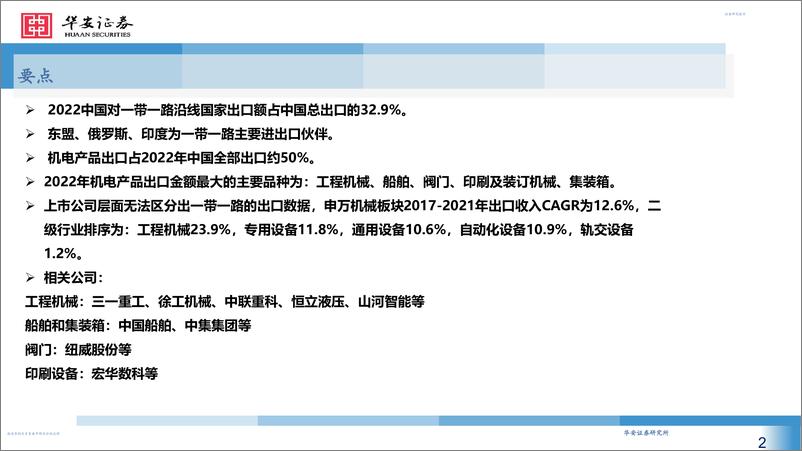 《机械行业一带一路出口专题研究-20230320-华安证券-27页》 - 第3页预览图