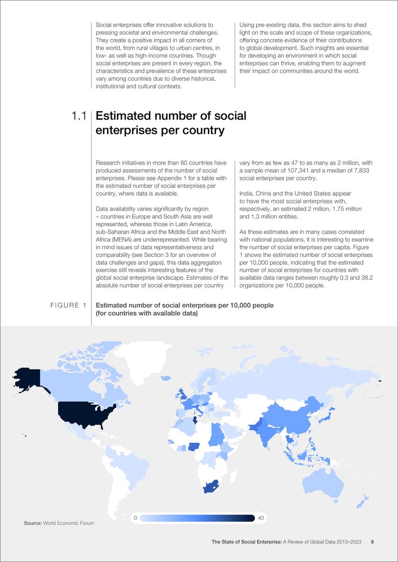 《世界经济论坛-社会企业状况：2013-2023年全球数据回顾（英）-2024.4-32页》 - 第8页预览图