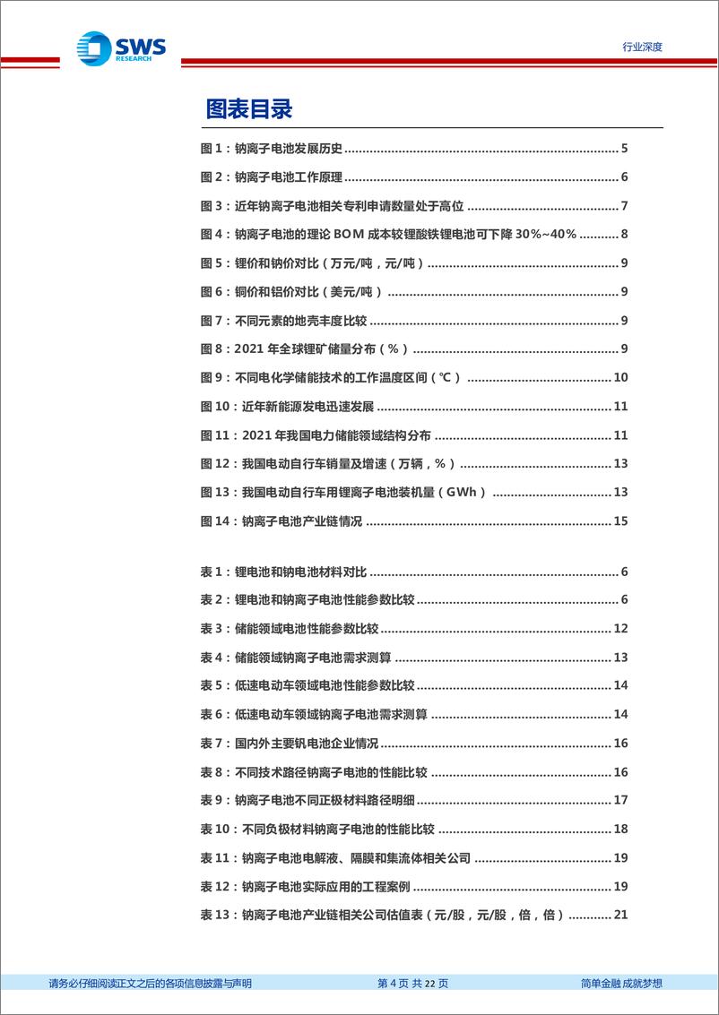 《钠离子电池行业深度报告：降本需求驱动技术革新，钠离子电池迎发展机遇-20221103-申万宏源-22页》 - 第5页预览图
