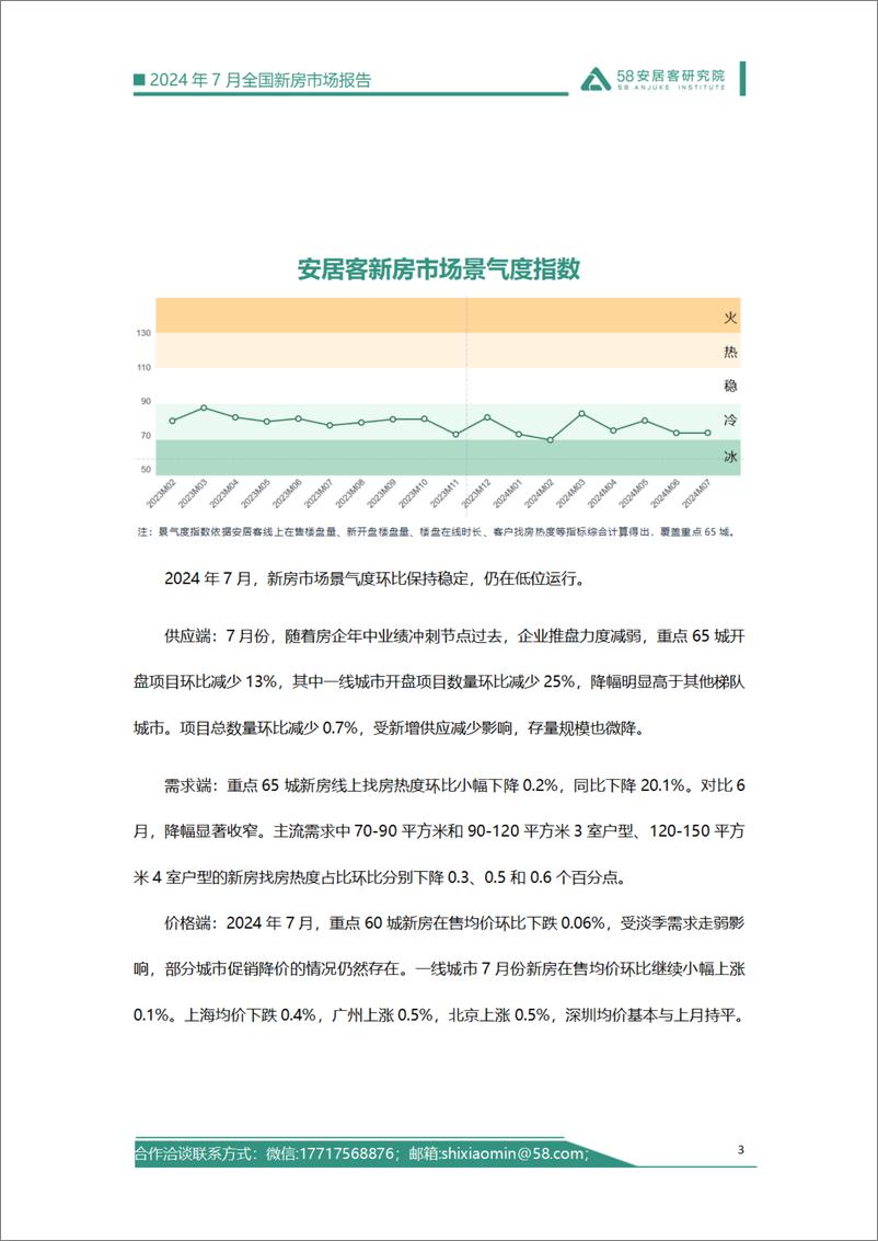 《58安居客研究院_2024年7月全国新房市场报告》 - 第3页预览图