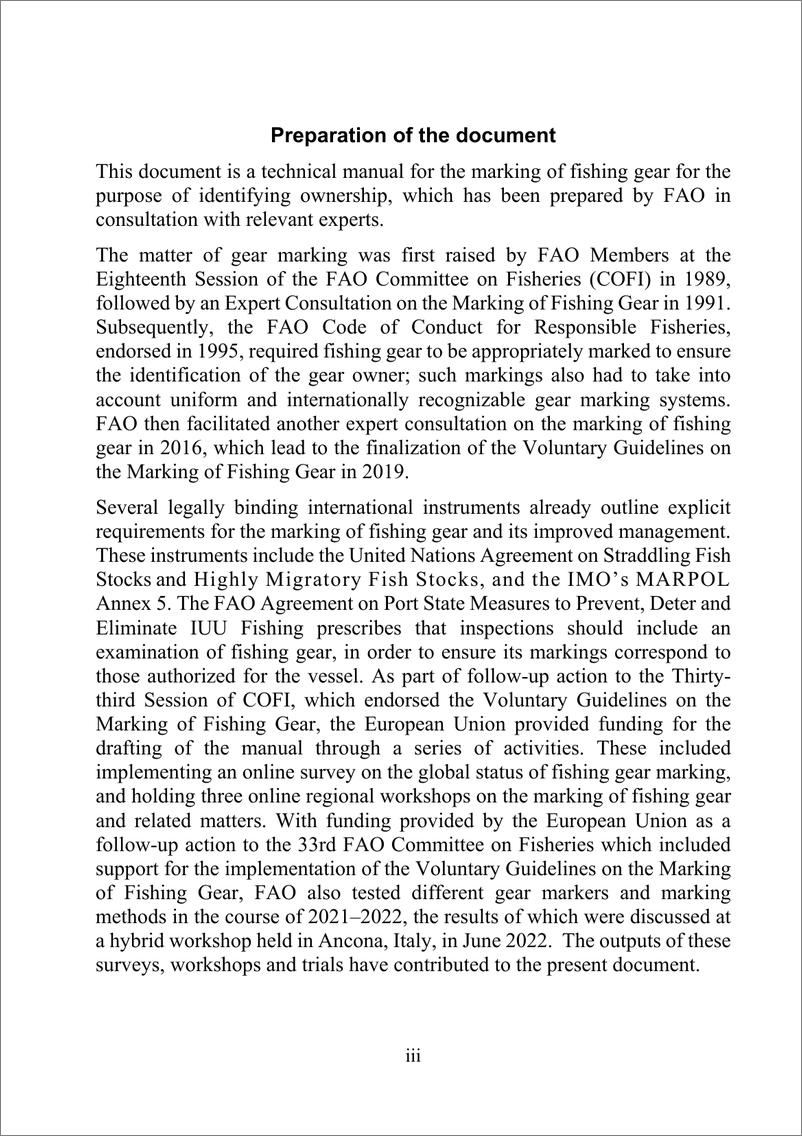 《FAO联合国粮农组织_2023年渔具标记自愿准则-渔具标记手册增刊-2_英文版_》 - 第5页预览图