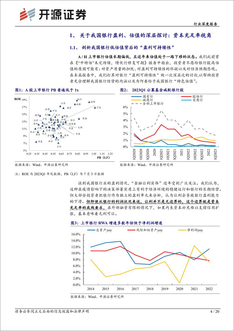 《银行行业深度报告：资本管理视角理解我国银行“特色估值”-20230705-开源证券-20页》 - 第5页预览图