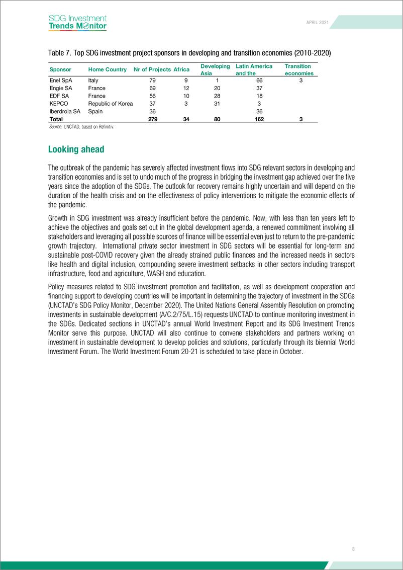 《2021年5月全球可持续发展目标投资趋势监测》 - 第8页预览图