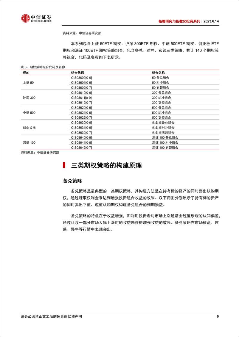 《指数研究与指数化投资系列：期权策略在指数化投资中的应用分析-20230614-中信证券-25页》 - 第7页预览图