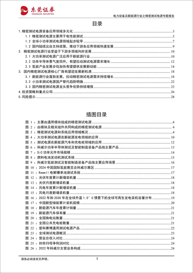 《电力设备及新能源行业之精密测试电源专题报告：百花齐放，相得益彰-240331-东莞证券-29页》 - 第2页预览图