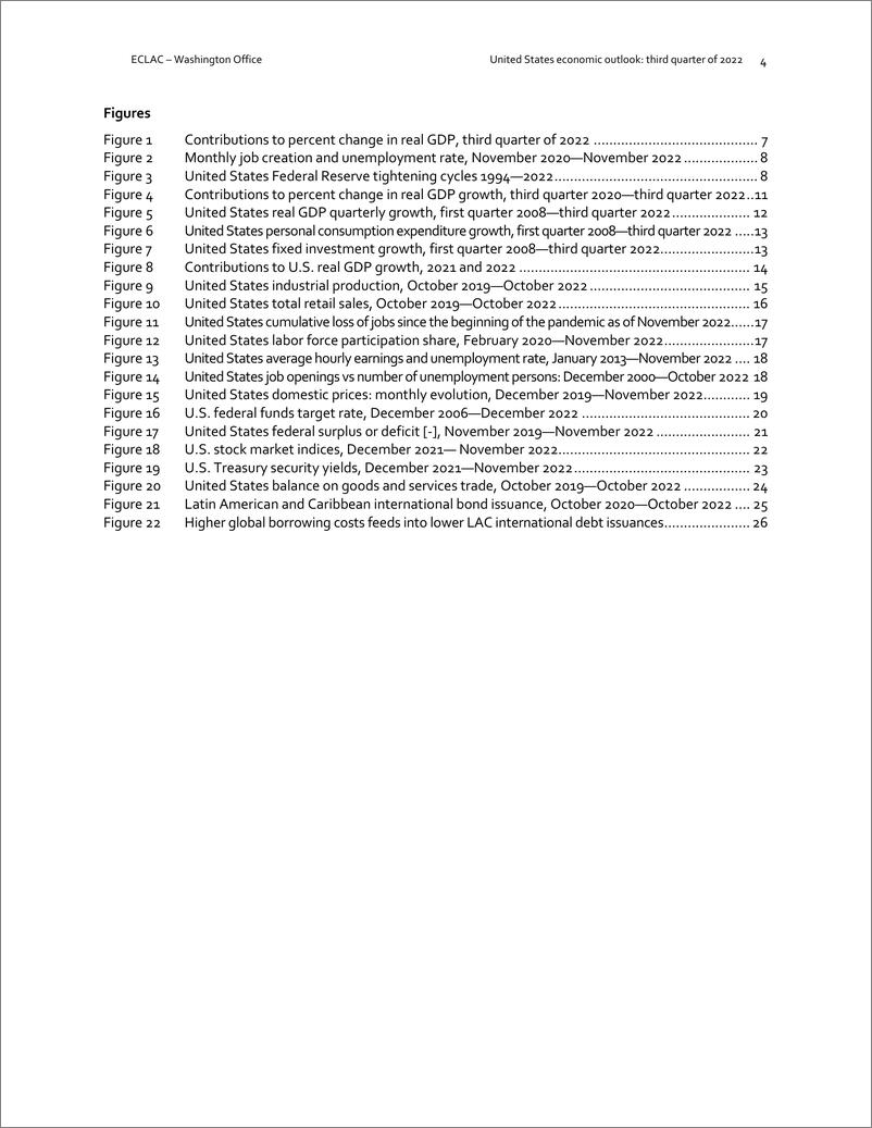 《拉丁美洲经济委员会-美国经济展望：2022年第三季度（英）-2022-31页》 - 第7页预览图