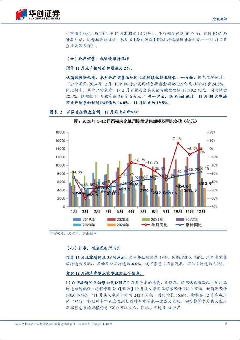 《12月经济数据前瞻-政策效果初回顾：量升价落-250104-华创证券-10页》 - 第6页预览图