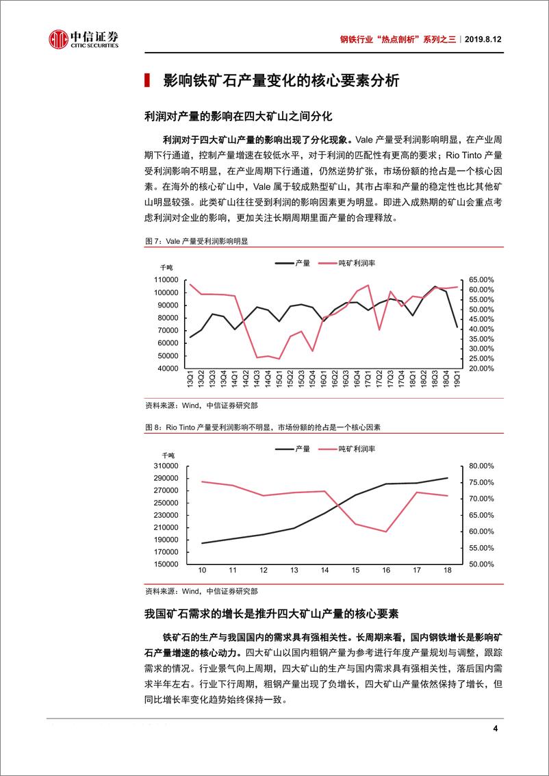 《钢铁行业“热点剖析”系列之三：铁矿石行业全景展示和价格要素分析-20190812-中信证券-11页》 - 第7页预览图