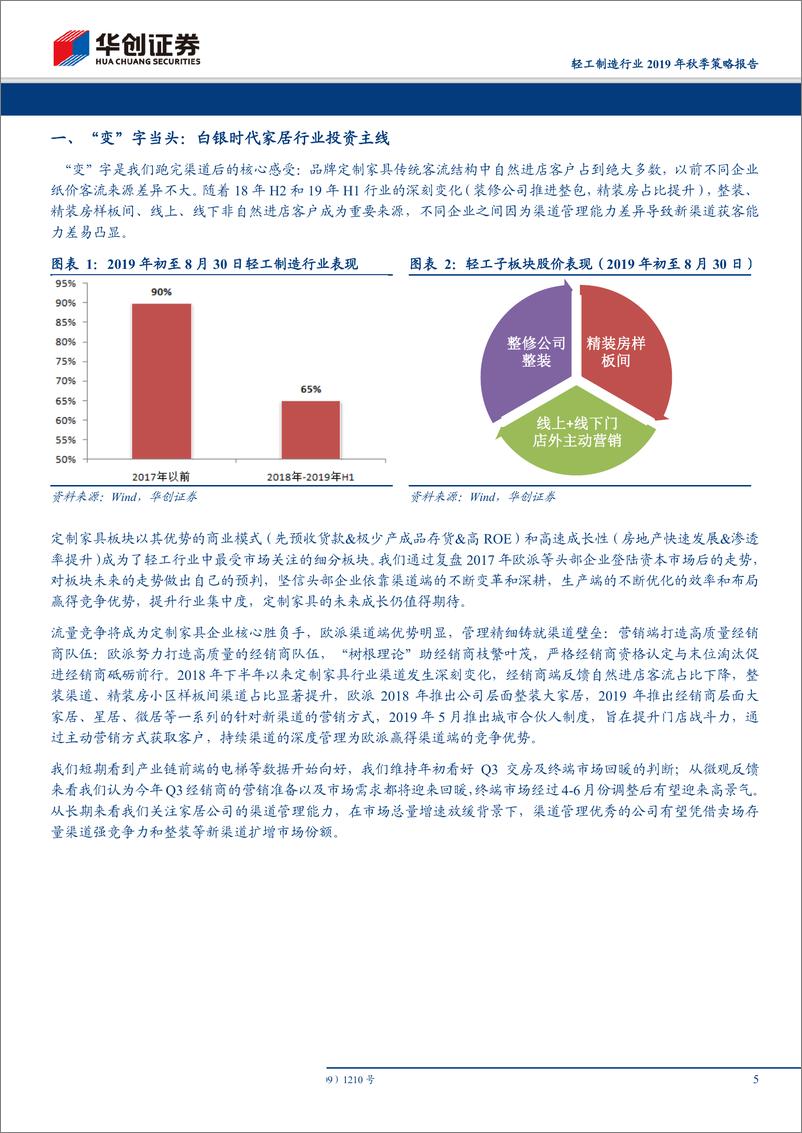 《轻工制造行业2019年秋季策略报告：“变”字当头，白银时代家居行业投资主线-20190902-华创证券-34页》 - 第6页预览图