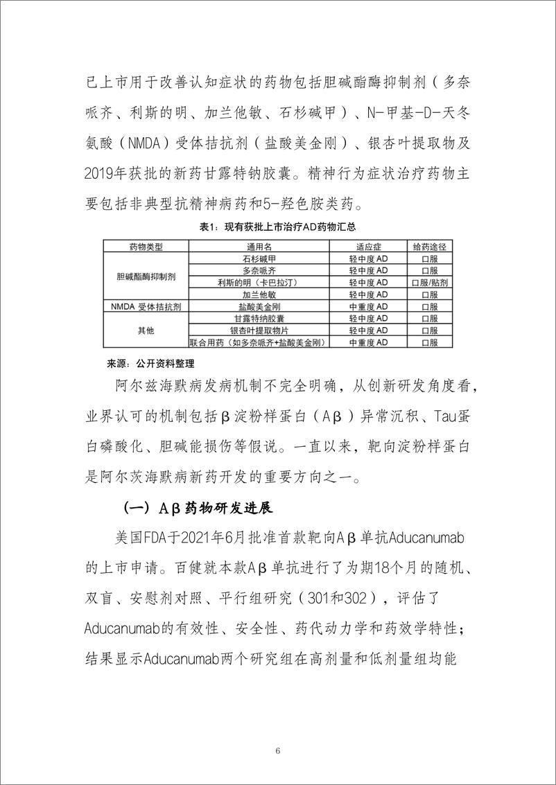 《关于阿兹海默症行业进展和产业布局的研究》 - 第5页预览图