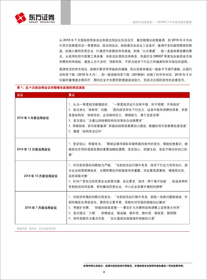 《2019年下半年宏观经济展望：船到中流浪更急-20190630-东方证券-32页》 - 第5页预览图