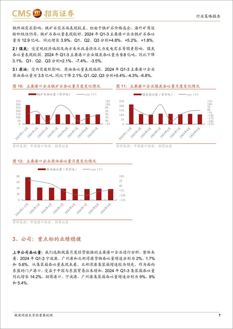 《港口行业2025年度策略报告：优质现金流资产，长期看分红有潜在提升空间-招商证券-241218-17页》 - 第7页预览图