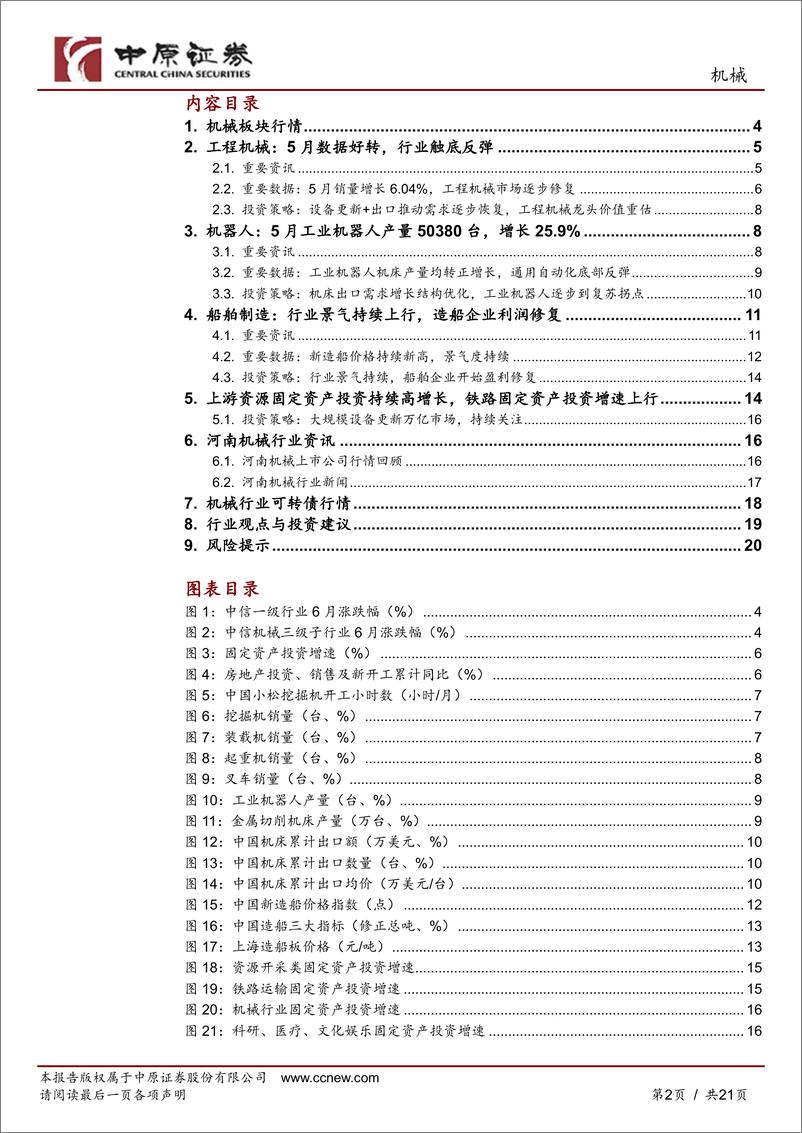 《机械行业月报：设备更新推动周期复苏，优势装备制造扬帆出海-240702-中原证券-21页》 - 第2页预览图