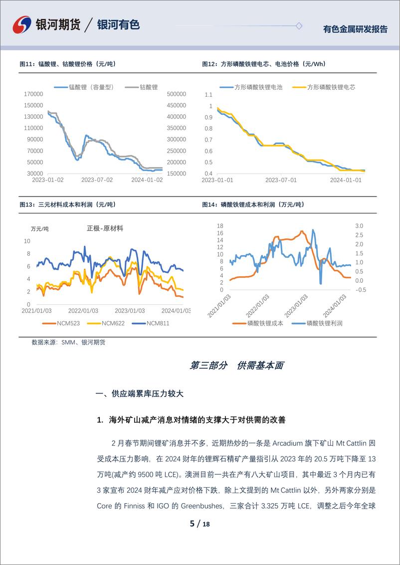 《碳酸锂03月报：碳酸锂订单尚可 关注节后去库-20240229-银河期货-18页》 - 第5页预览图