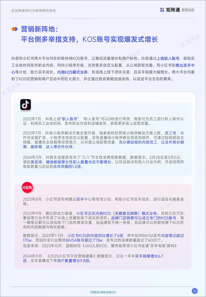 《企业新媒体KOS矩阵研究报告-52页》 - 第6页预览图