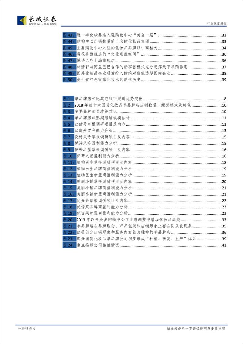 《纺织服装行业解码化妆品系列报告之一：线下美妆体验为王，单品牌店风头正劲-20190311-长城证券-45页》 - 第6页预览图