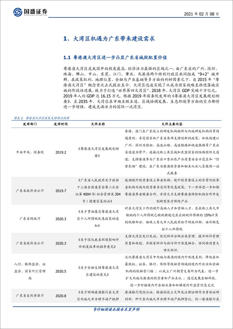 《固定收益专题：广东城投全梳理（优等生系列二），开放前沿，湾区机遇-20210208-国盛证券-46页》 - 第4页预览图