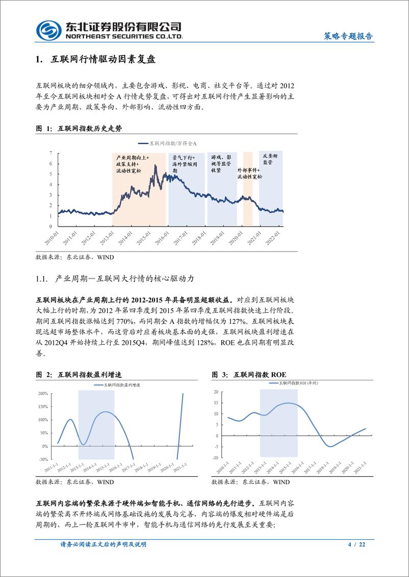 《互联网投资机会系列报告一：互联网板块配置机会已至-20220517-东北证券-22页》 - 第5页预览图