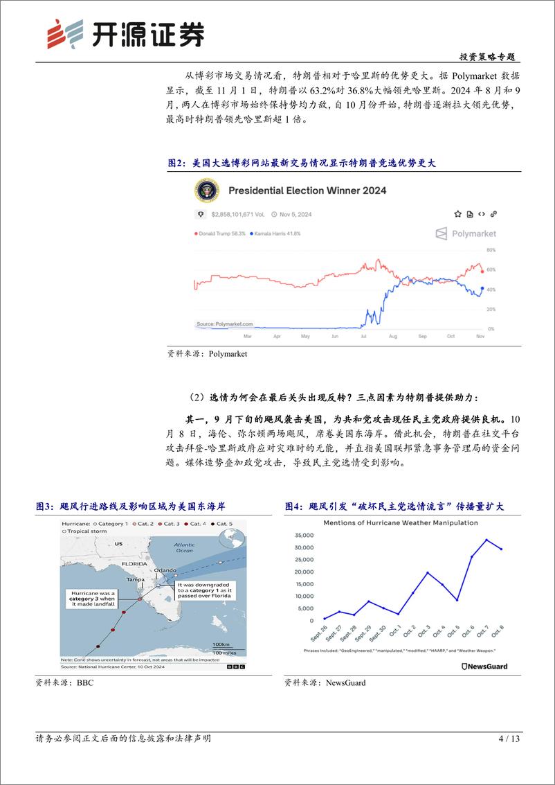 《投资策略专题：“特朗普交易2.0”的交易方向及空间-241103-开源证券-13页》 - 第4页预览图