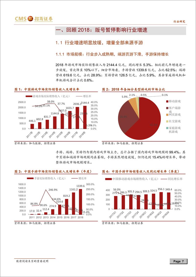 《游戏行业深度报告：风物长宜放眼量，版号重启带来曙光-20190215-招商证券-51页》 - 第8页预览图