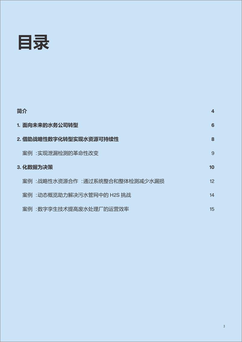 《2024水行业数字化转型白皮书-绿色国度》 - 第3页预览图