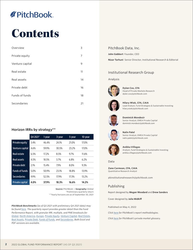 《PitchBook-全球基金业绩报告（英）-2022-24页》 - 第3页预览图