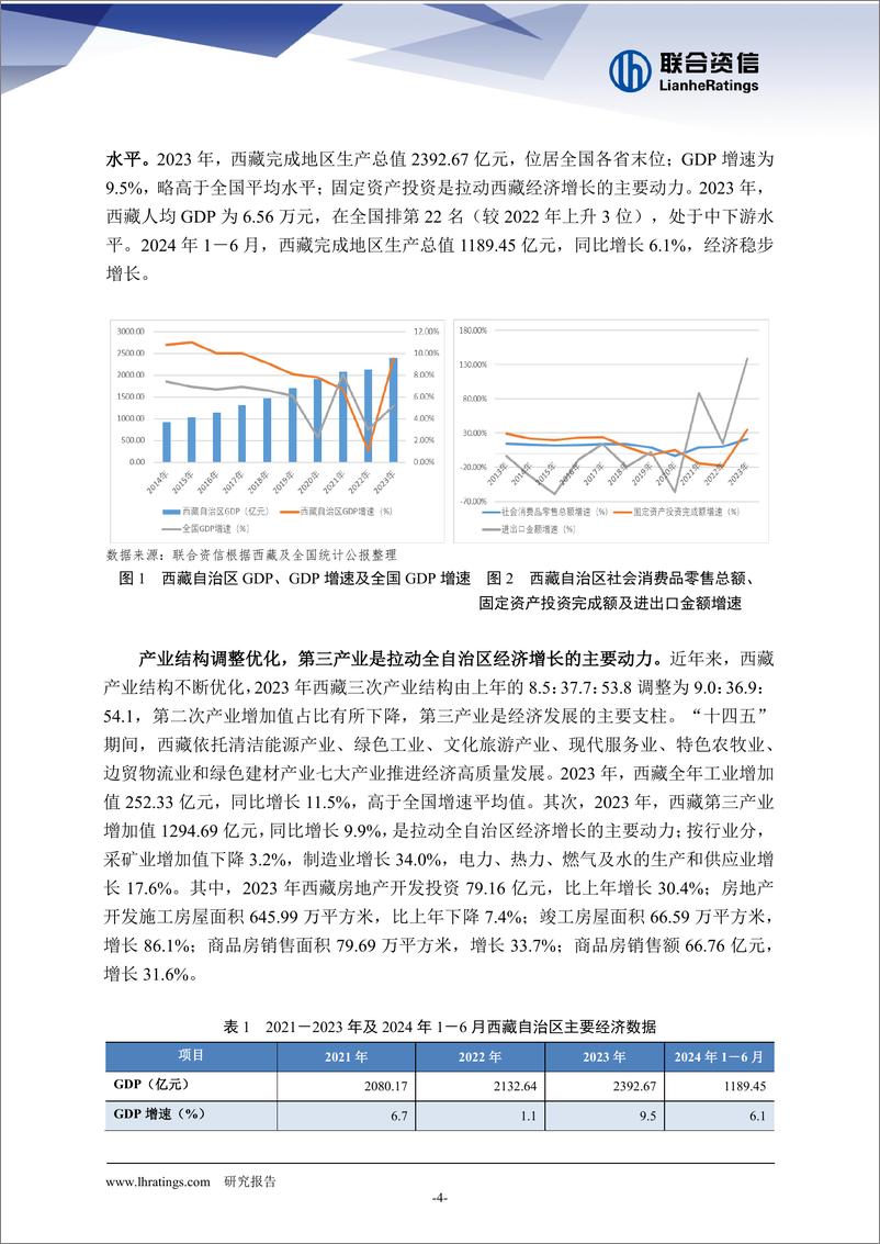 《地方政府与城投企业债务风险研究报告—西藏自治区篇》 - 第4页预览图