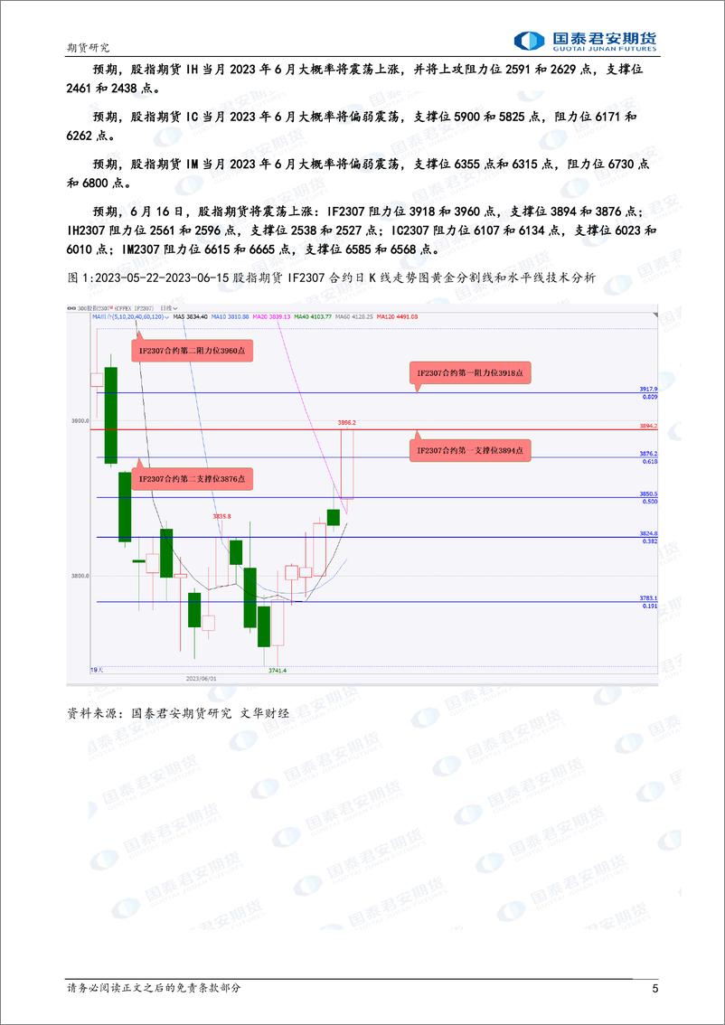 《股指期货将震荡上涨，原油期货将震荡上涨，棕榈油、豆油期货将偏强震荡上涨，铁矿石期货将震荡下跌-20230616-国泰君安期货-37页》 - 第6页预览图