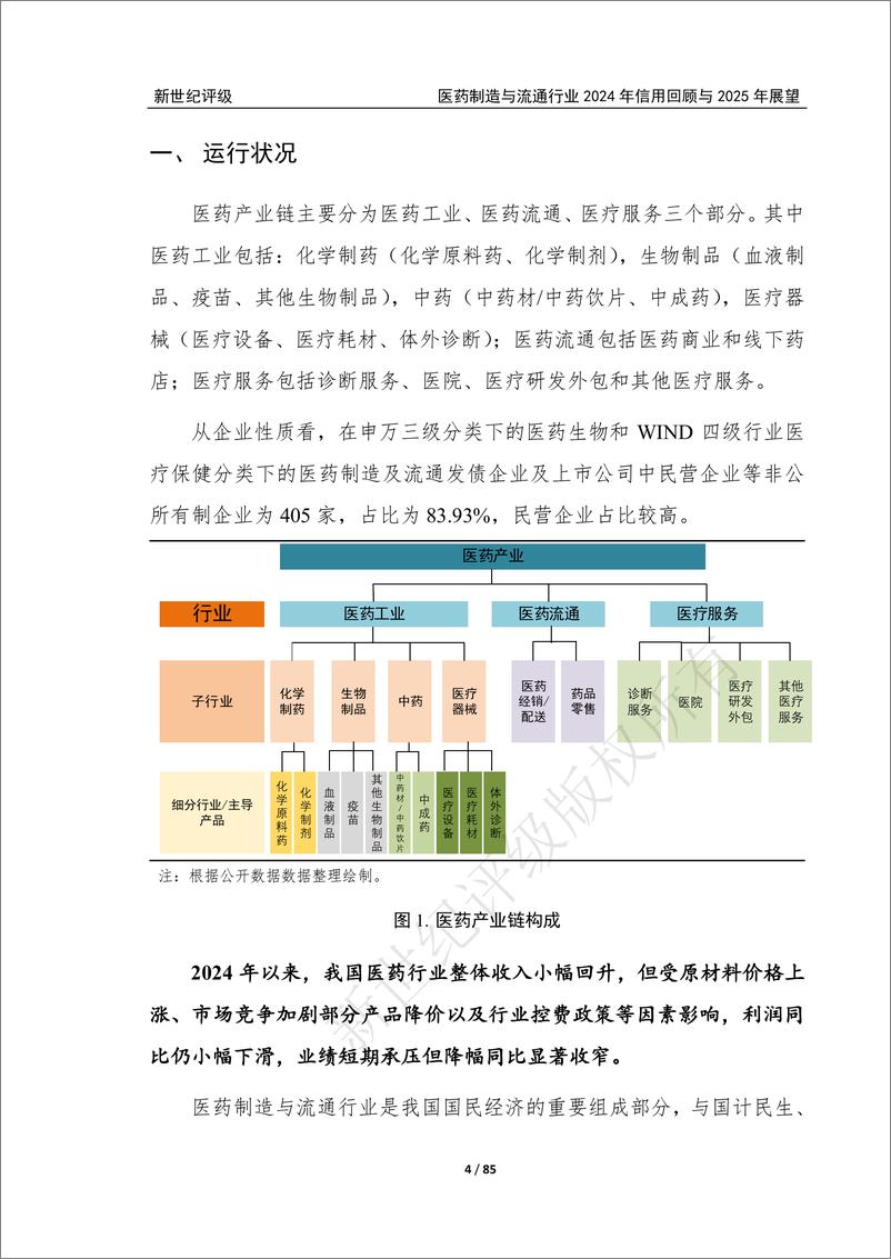 《新世纪资信评估-医药制造与流通行业2024年信用回顾与2025年展望》 - 第4页预览图