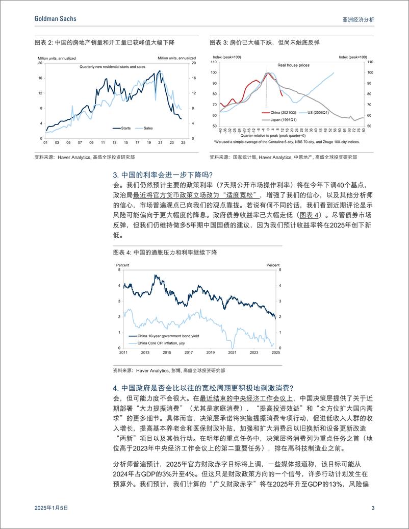 《高盛-亚洲经济分析_关于2025年的十个问题》 - 第3页预览图