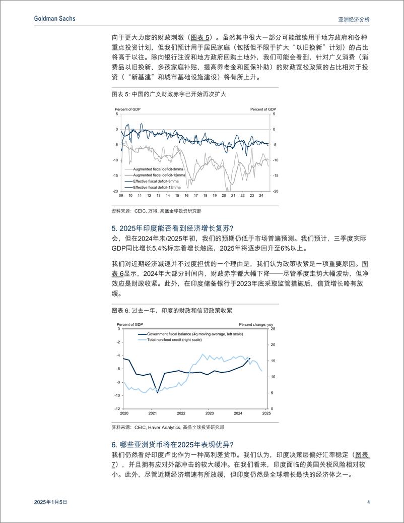 《高盛-亚洲经济分析_关于2025年的十个问题》 - 第4页预览图