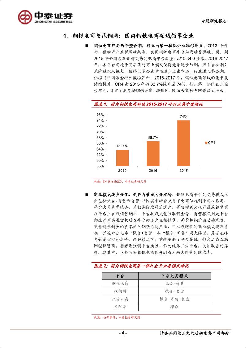 《计算机行业：对比分析，上海钢联＆找钢网-20190214-中泰证券-15页》 - 第5页预览图