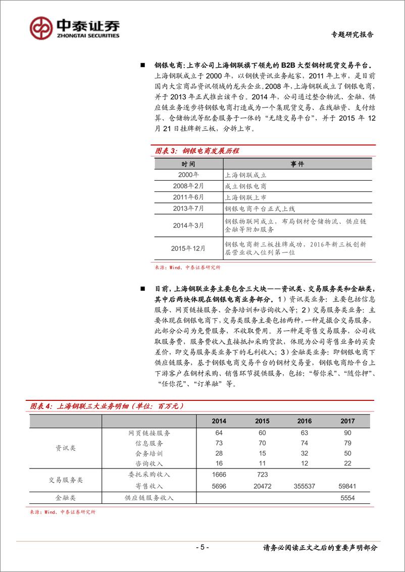 《计算机行业：对比分析，上海钢联＆找钢网-20190214-中泰证券-15页》 - 第6页预览图